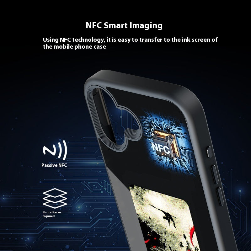 Four Colors E-ink Screen Phone Case